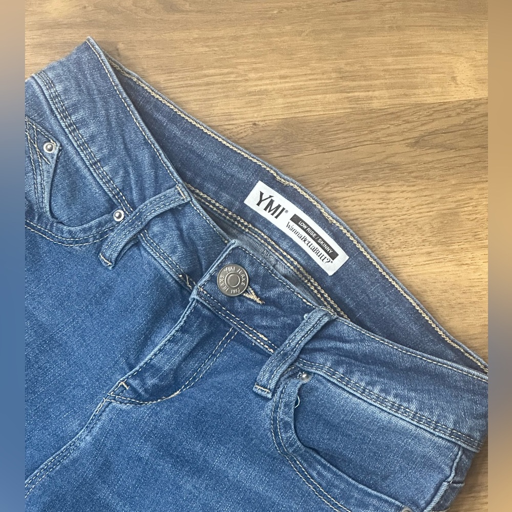 YMI Women's Blue Jeans 3/26 Low Rise